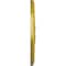 Ekena Millwork Palmetto Ceiling Medallion (Fits Canopies up to 5"), 20 7/8"OD x 3 5/8"ID x 1 5/8"P, Rich Gold CM20PMRGS - alternate 3